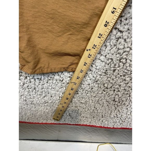 Leith brown pants with pockets belted  zipper side close women's size XL - Picture 4 of 11